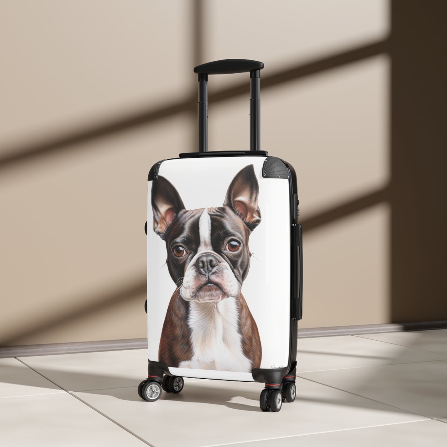 Boxer Terrier Suitcase