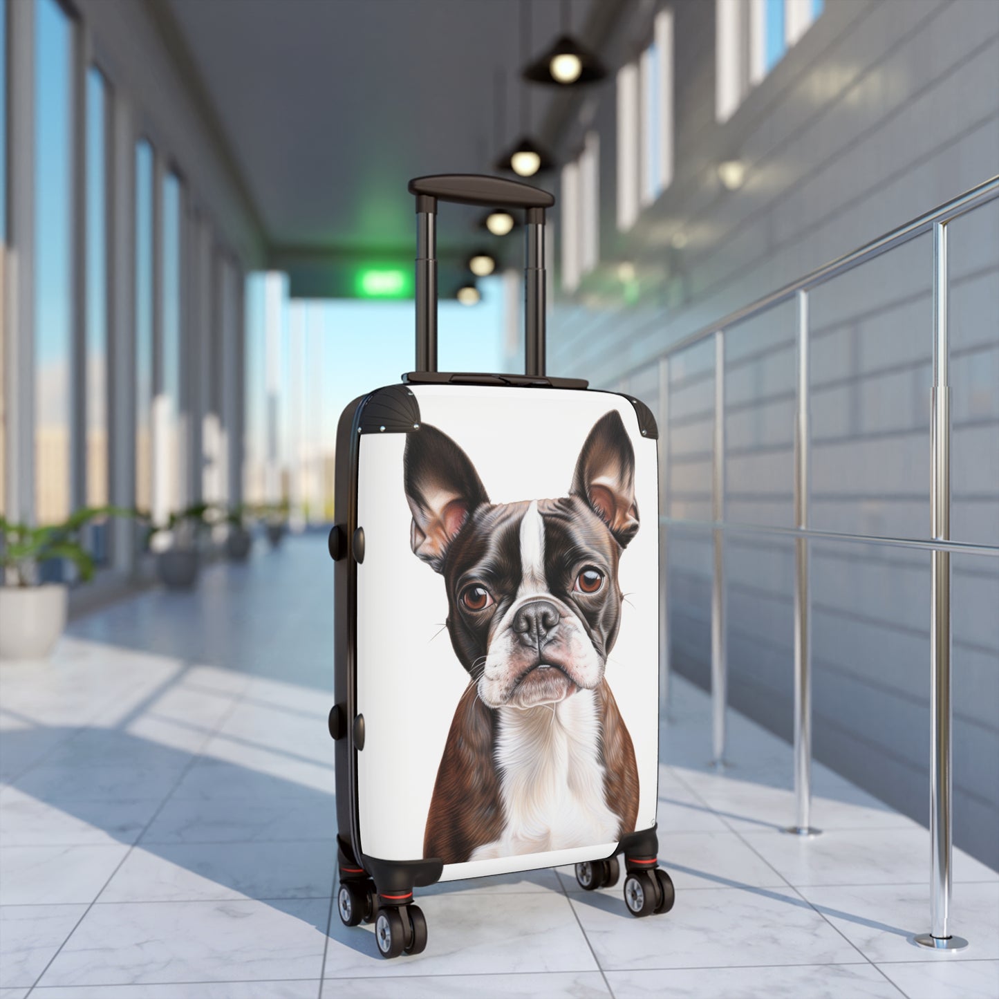 Boxer Terrier Suitcase