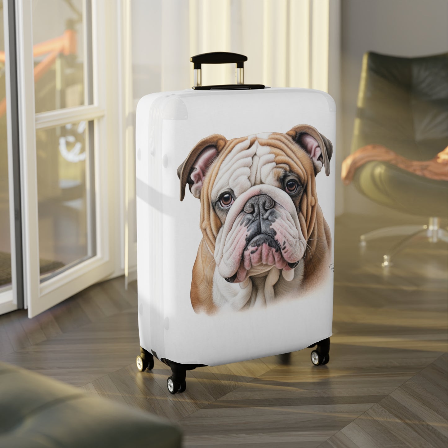 English Bulldog Luggage Cover