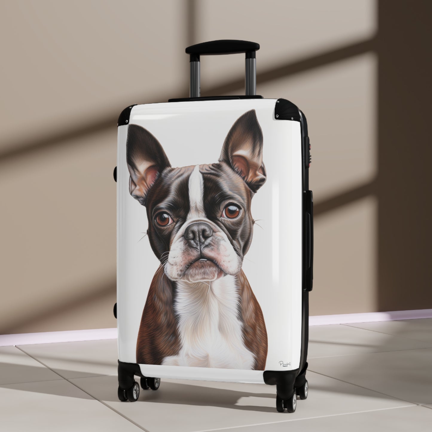 Boxer Terrier Suitcase