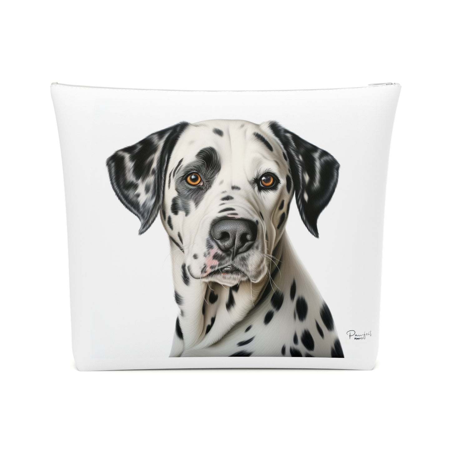 Trousse à Maquillage en Coton (Gris) - Bouledogue Français
