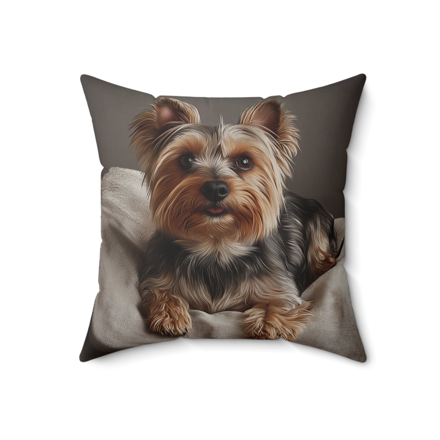 Yorkshire Terrier Decorative Pillow - Personalizable Cozy Home Accent for Dog Lovers