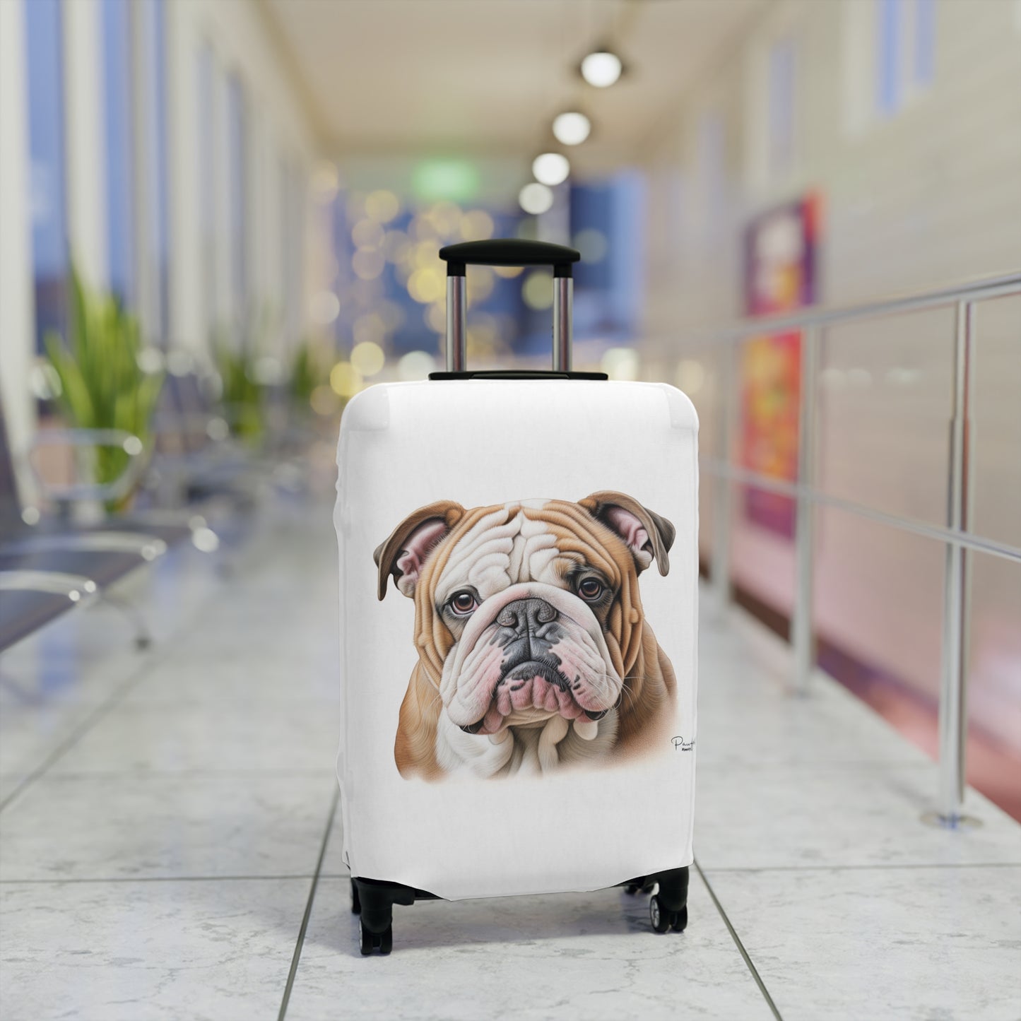 English Bulldog Luggage Cover