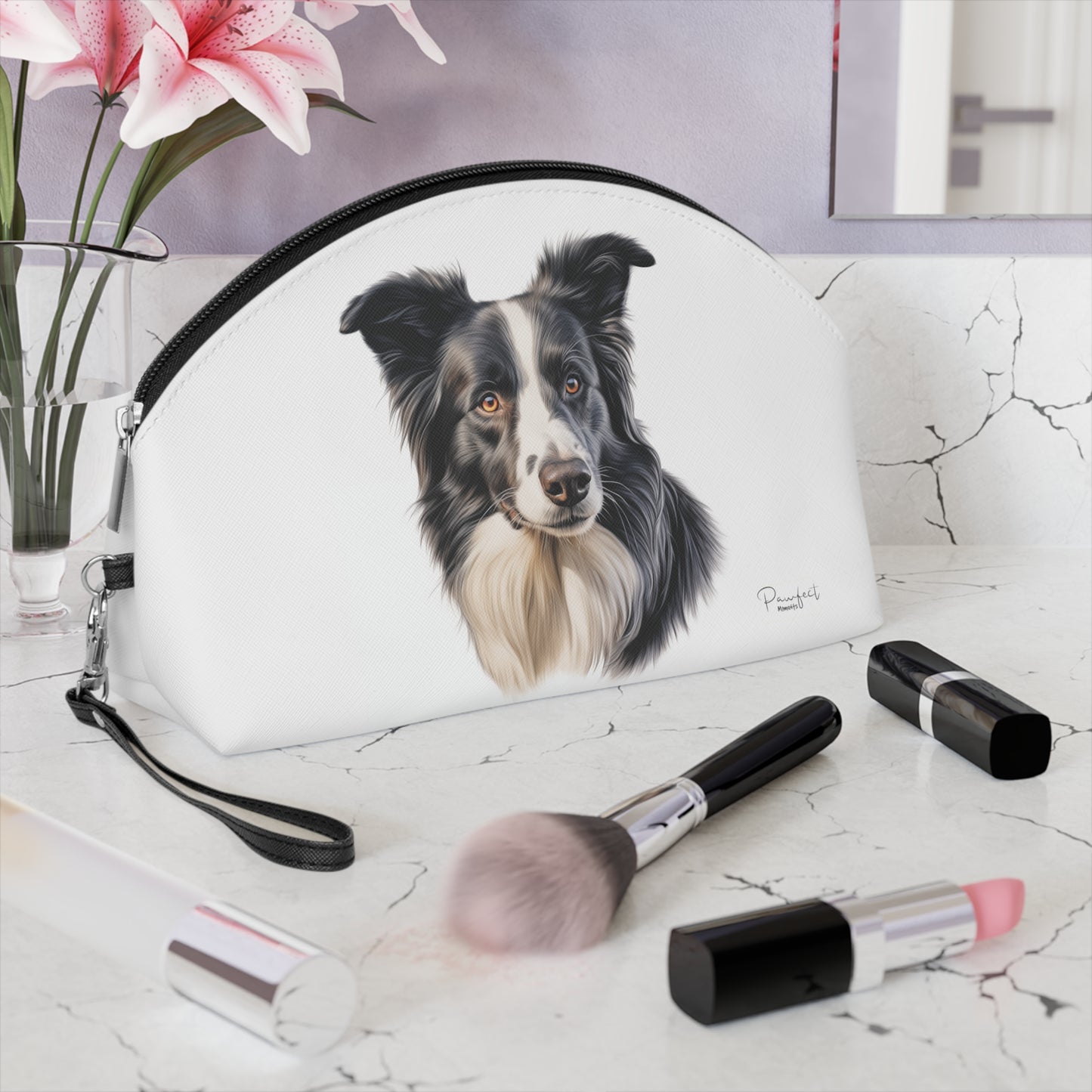 Australian Shepherd Makeup Bag