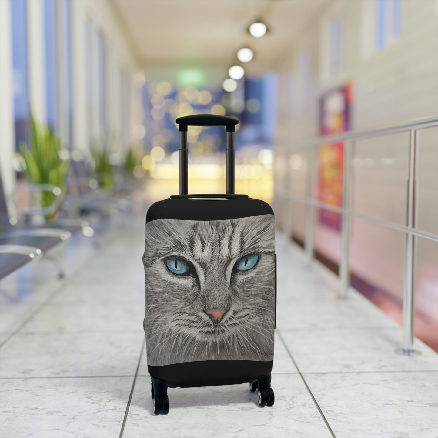 Housse de bagage (21" x 14") - Chat Gris