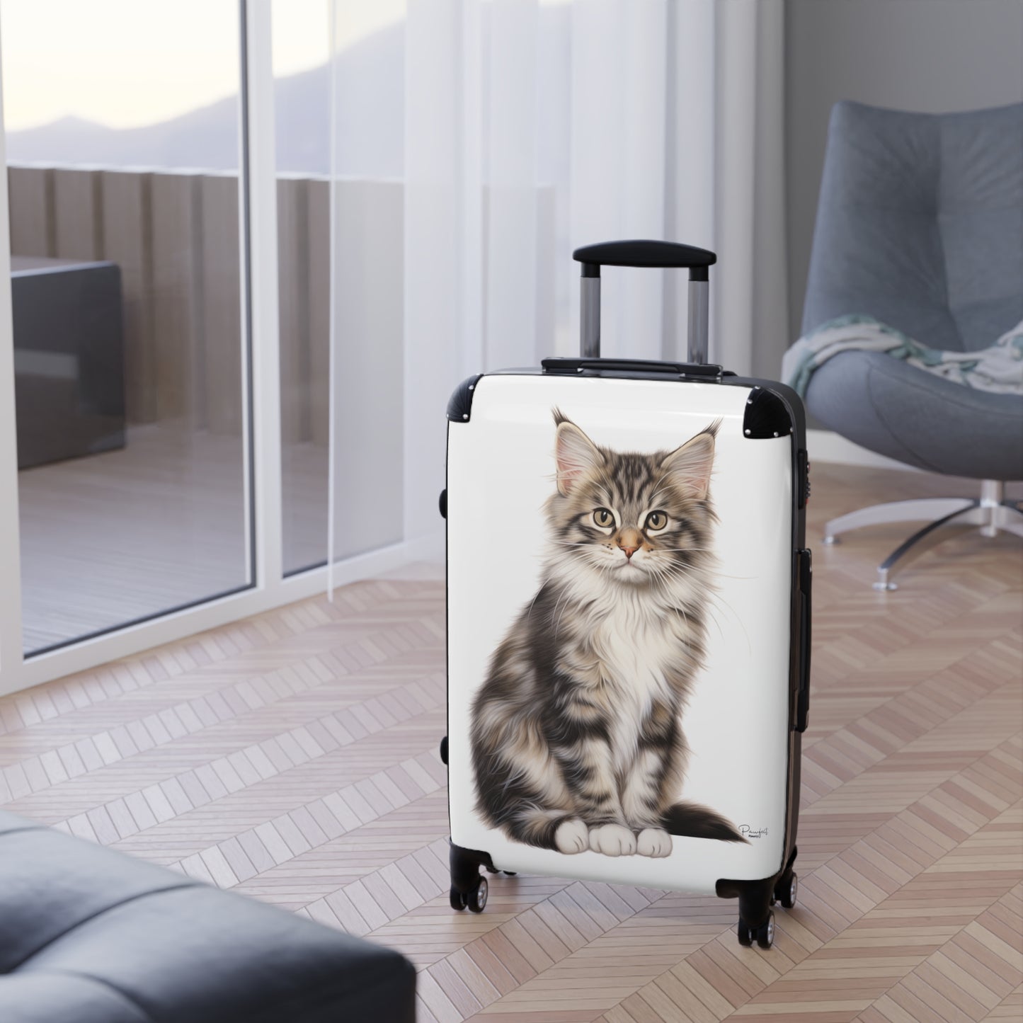 Maine Coon Suitcase