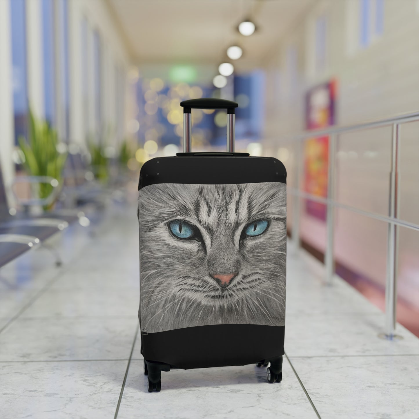 Housse de bagage (21" x 14") - Chat Gris