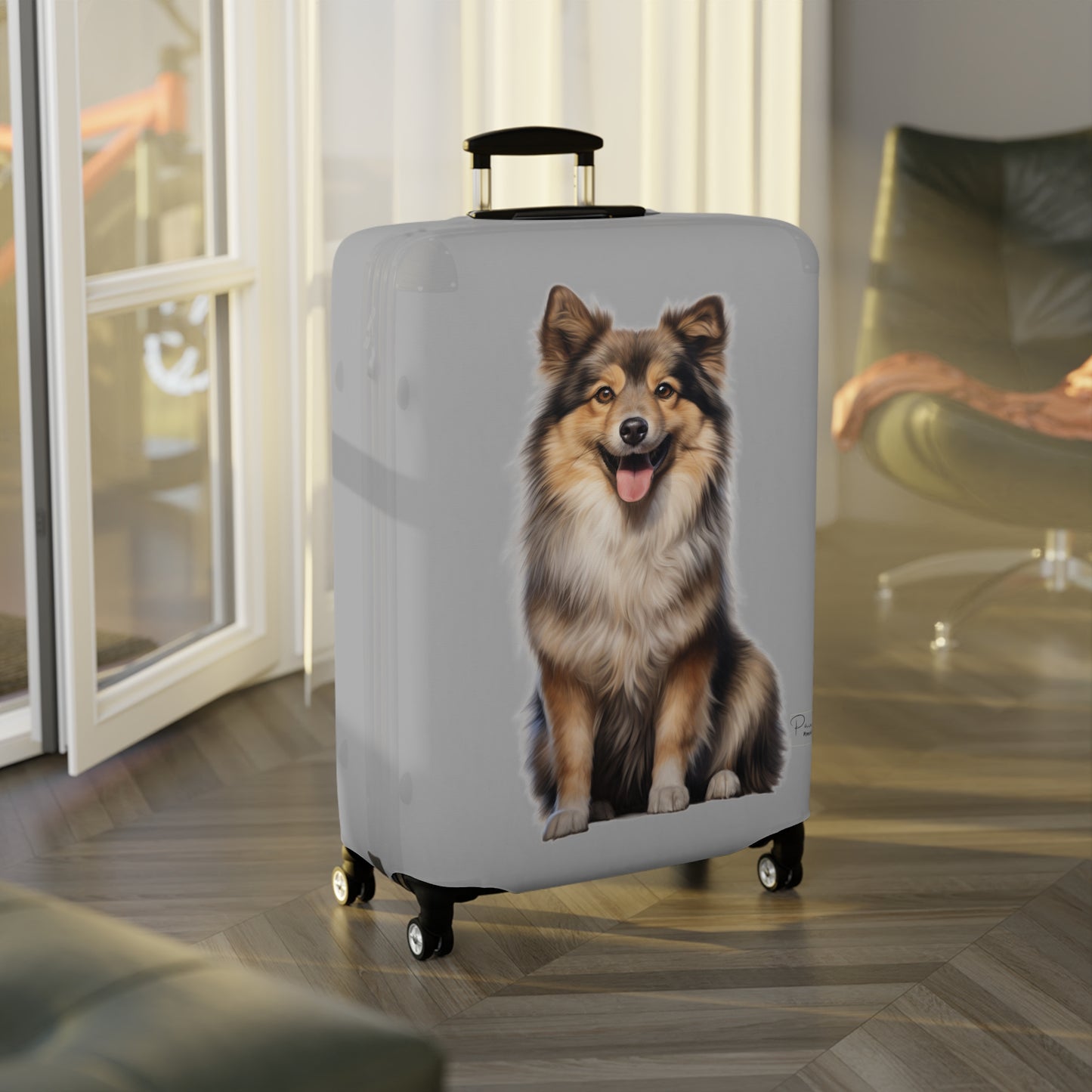 Finnish Lapphund Luggage Cover