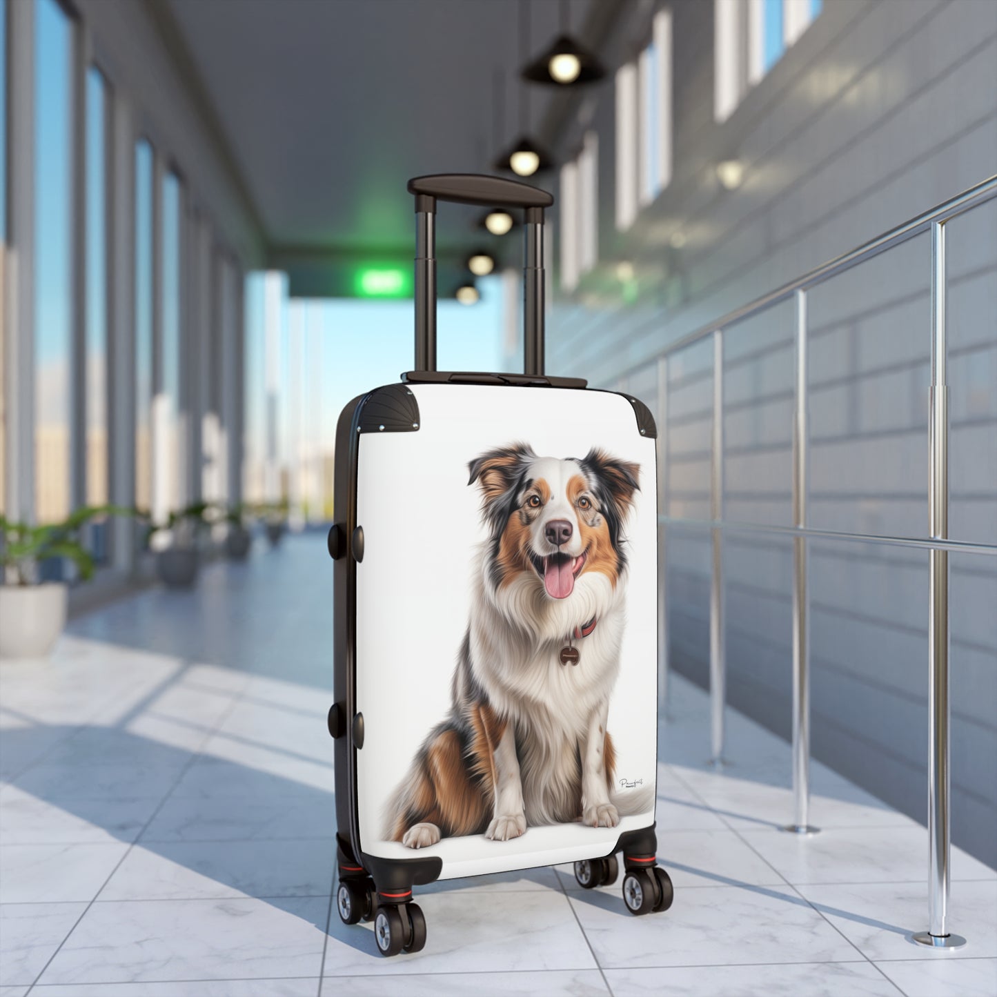 Australian Shepherd Suitcase