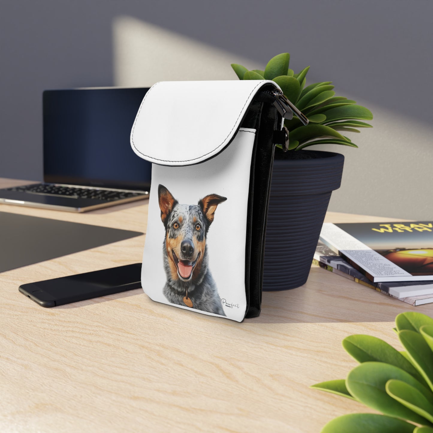 Australian Cattle Dog Small Cell Phone Wallet