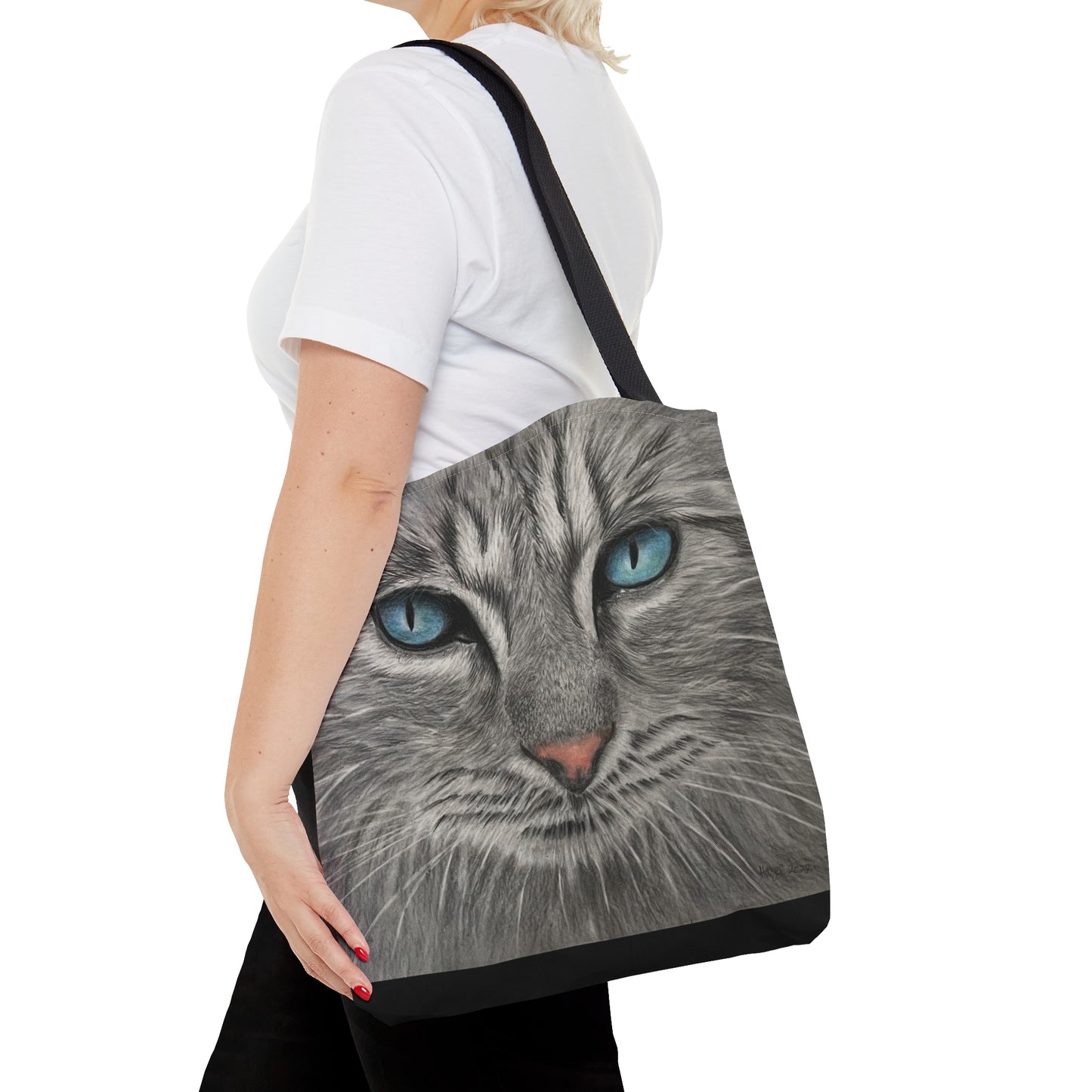 Tote Bag (Gris) - Chat Gris