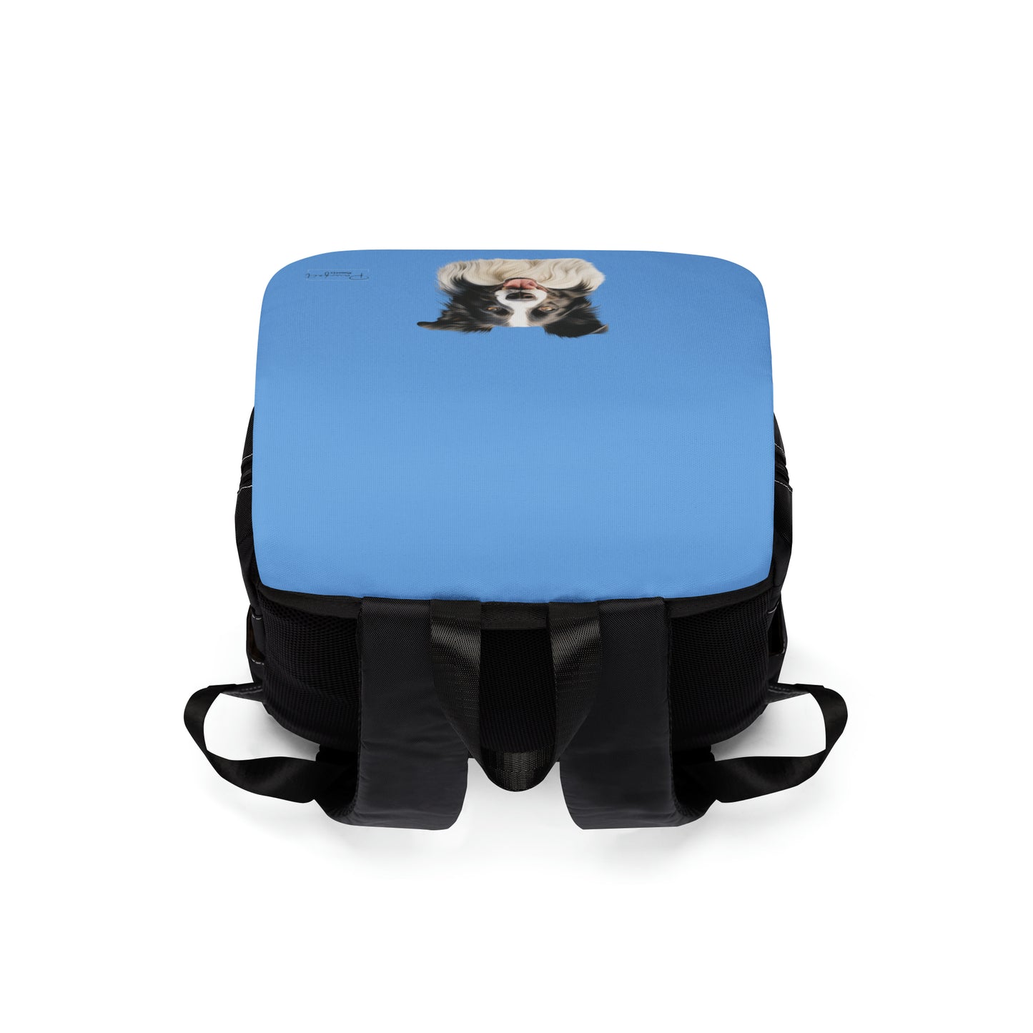 Border Collie Unisex Casual Shoulder Backpack