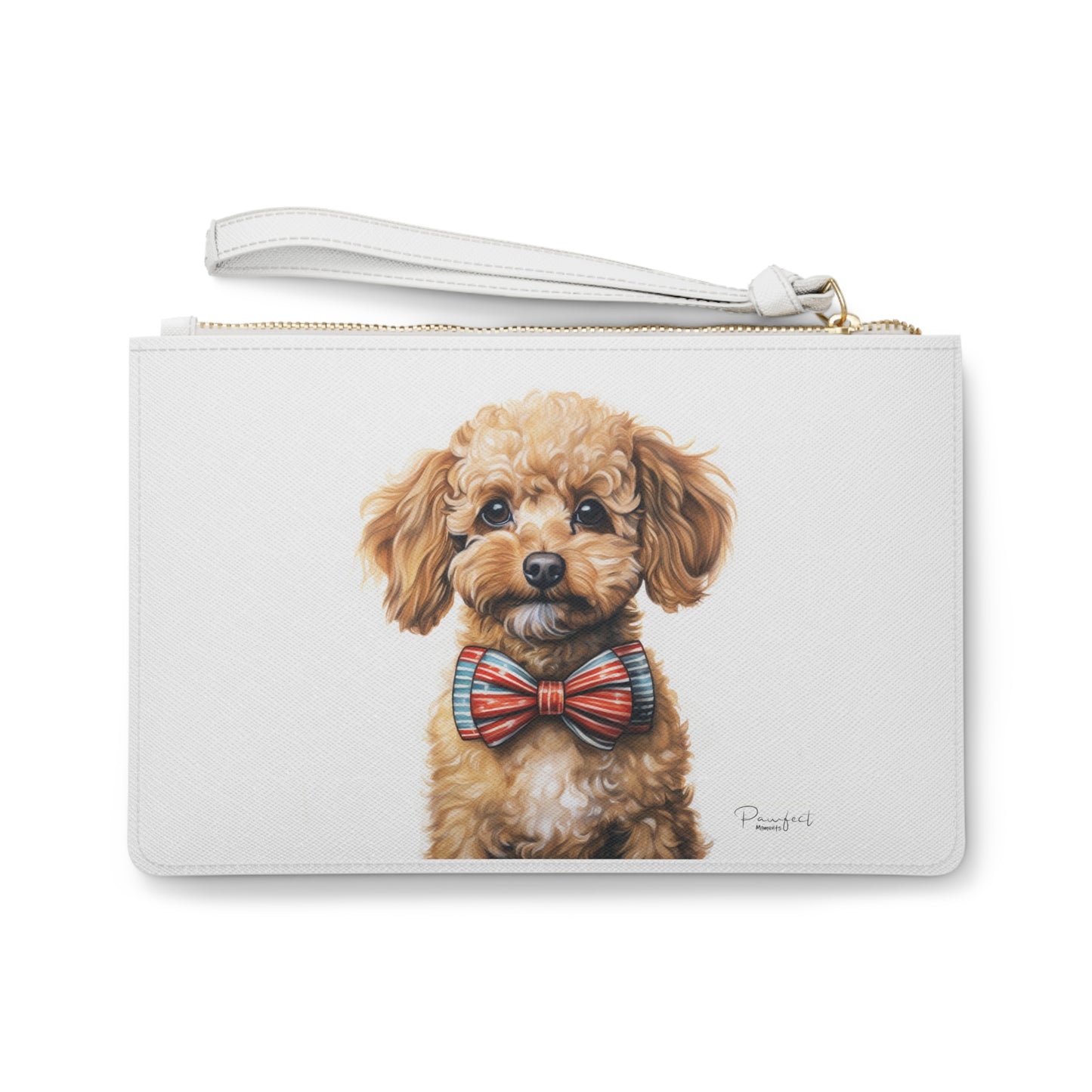 Poodle Clutch/Wrist Bag