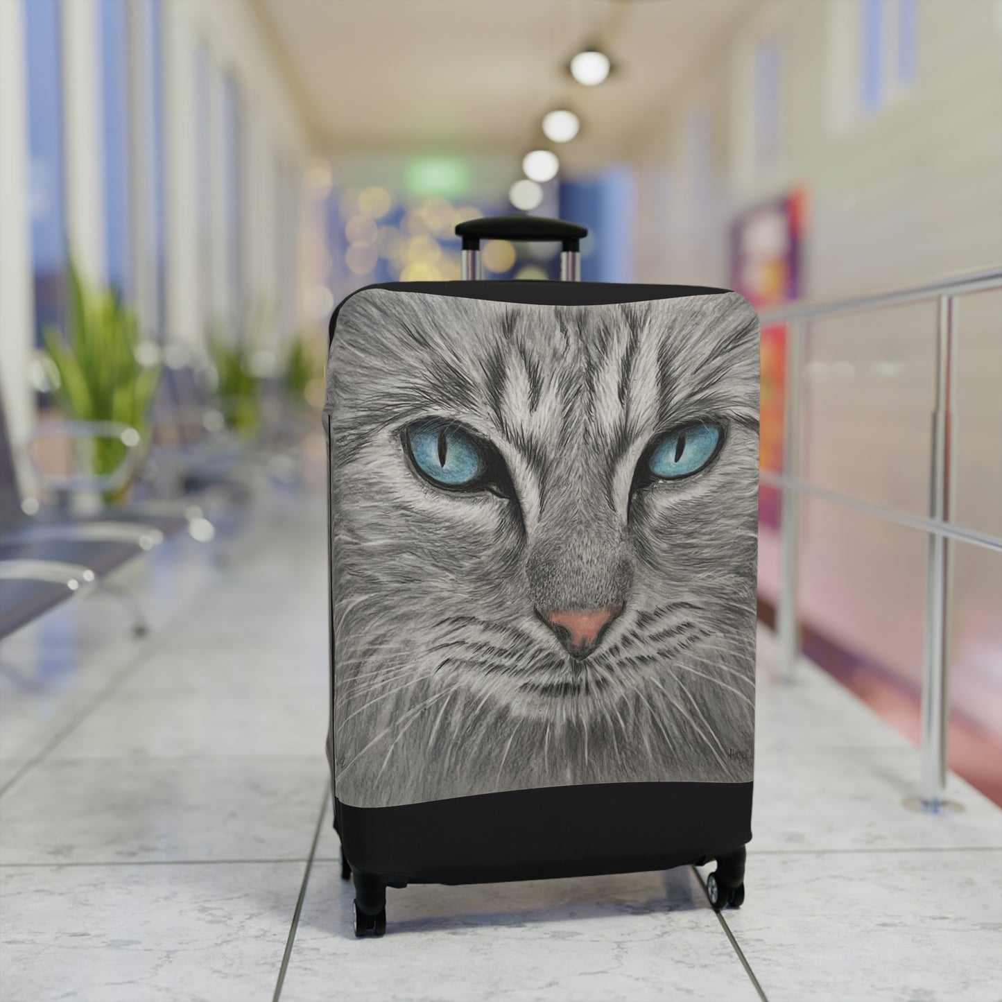 Housse de bagage (21" x 14") - Chat Gris
