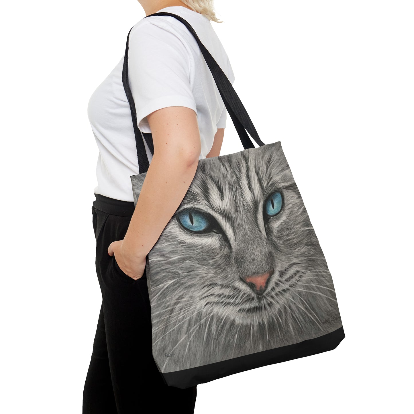 Tote Bag (Gris) - Chat Gris