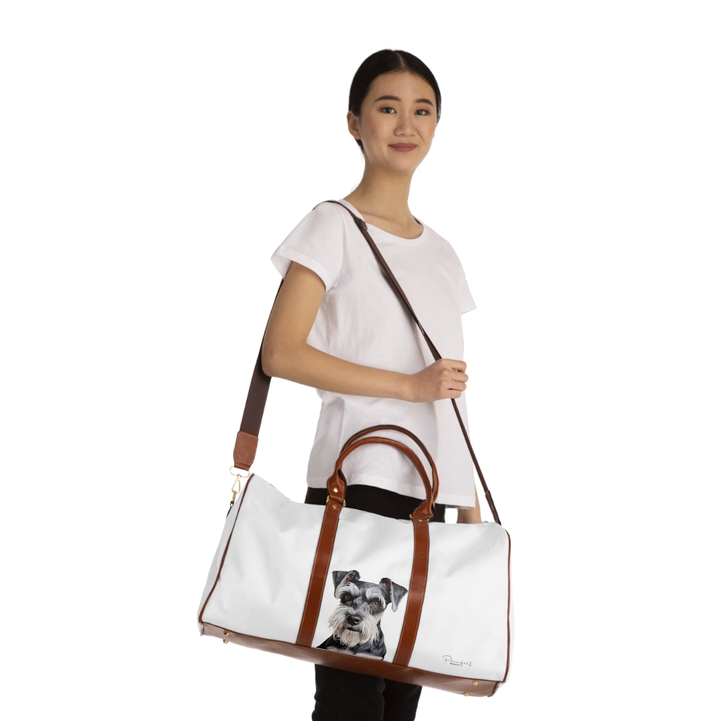 Schnauzer Waterproof Travel Bag