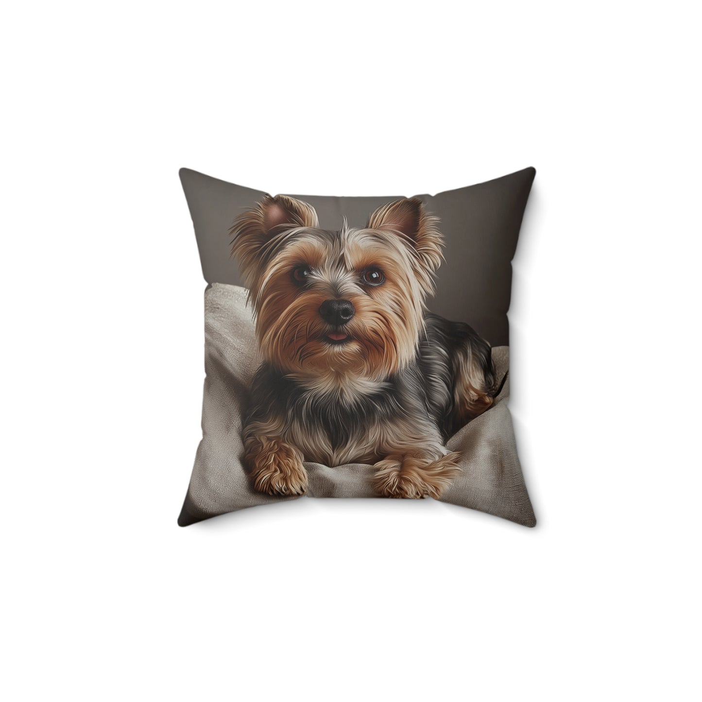 Yorkshire Terrier Decorative Pillow - Personalizable Cozy Home Accent for Dog Lovers