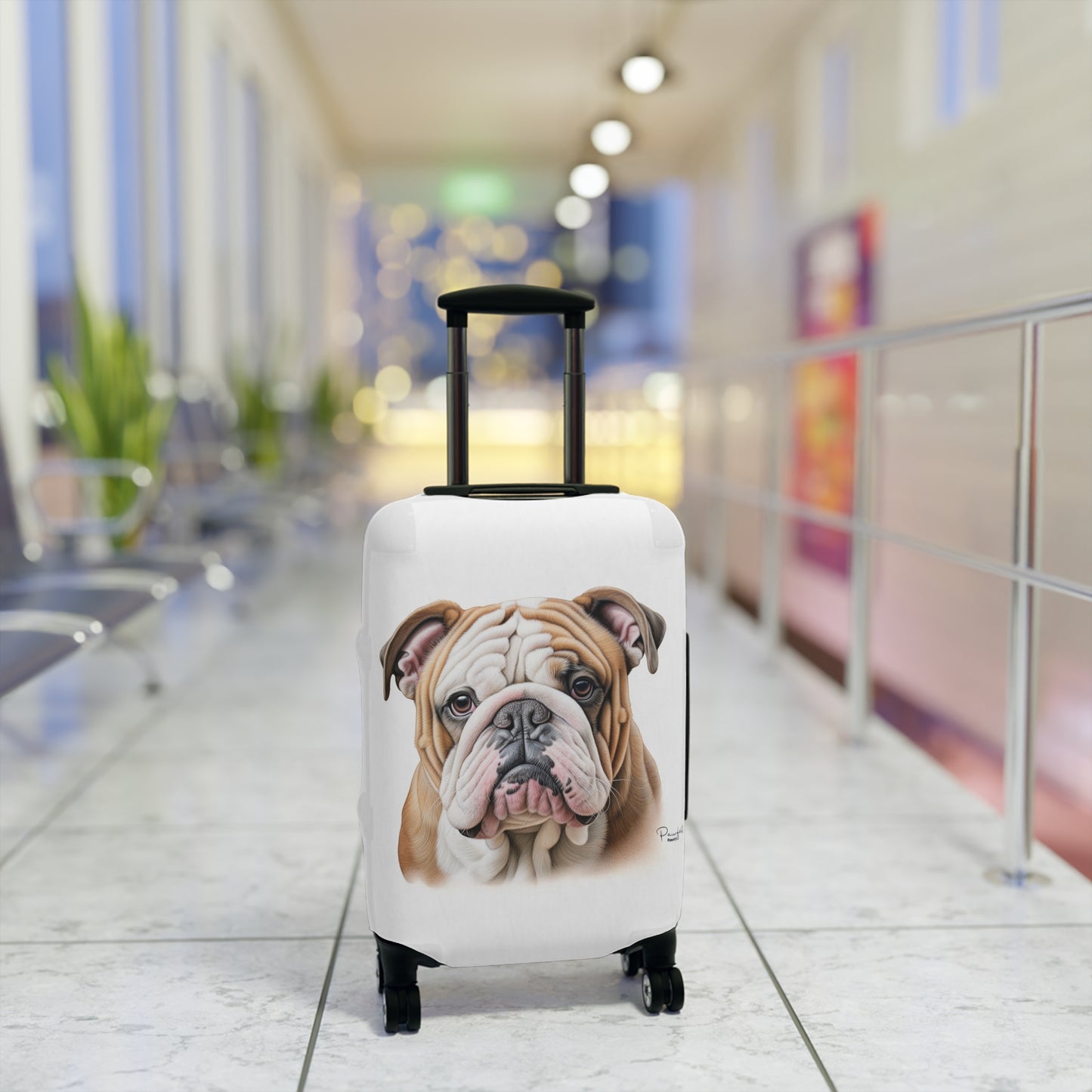 English Bulldog Luggage Cover