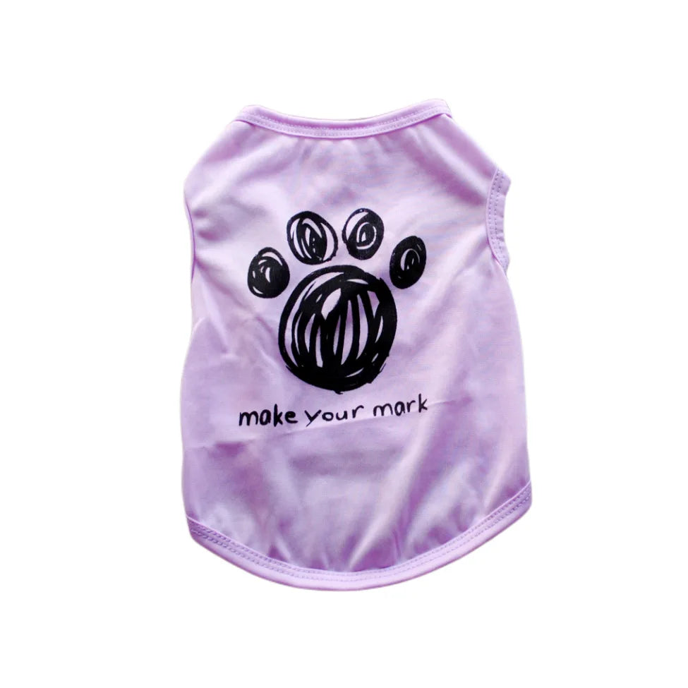 Cute Summer Vest/T-shirt for Small Dogs