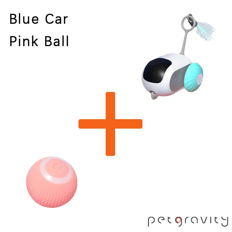 Rechargeable 2-in-1 Smart Interactive Cat Toy