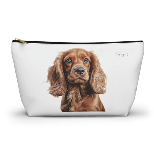 Cocker Spaniel Accessory Pouch with T-bottom