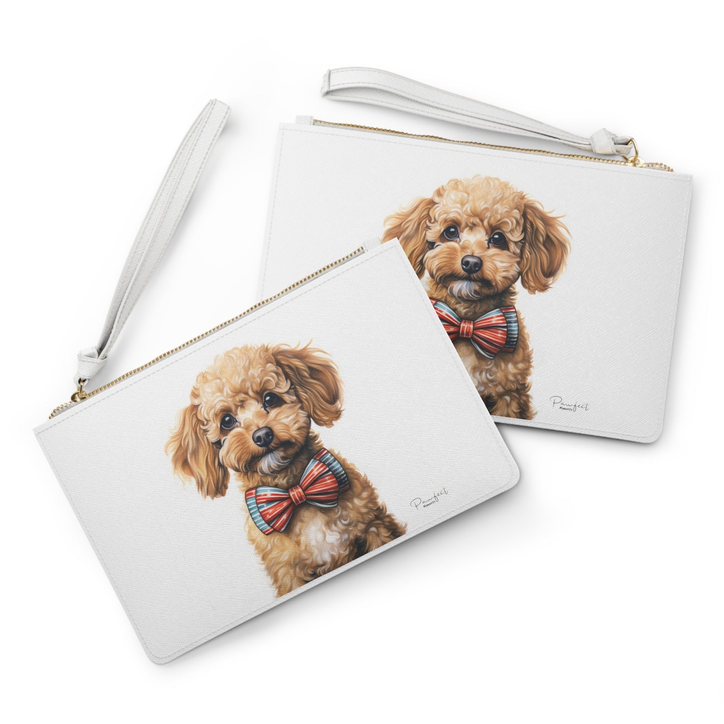 Poodle Clutch/Wrist Bag