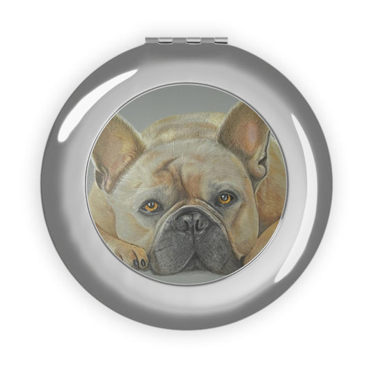 French Bulldog Compact Travel Mirror