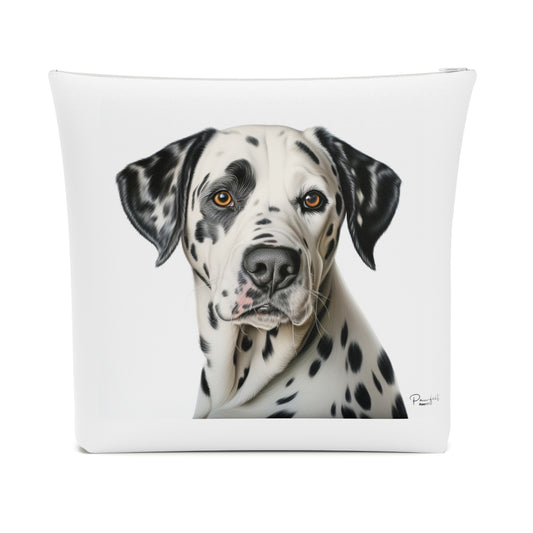 Trousse à Maquillage en Coton (Gris) - Bouledogue Français