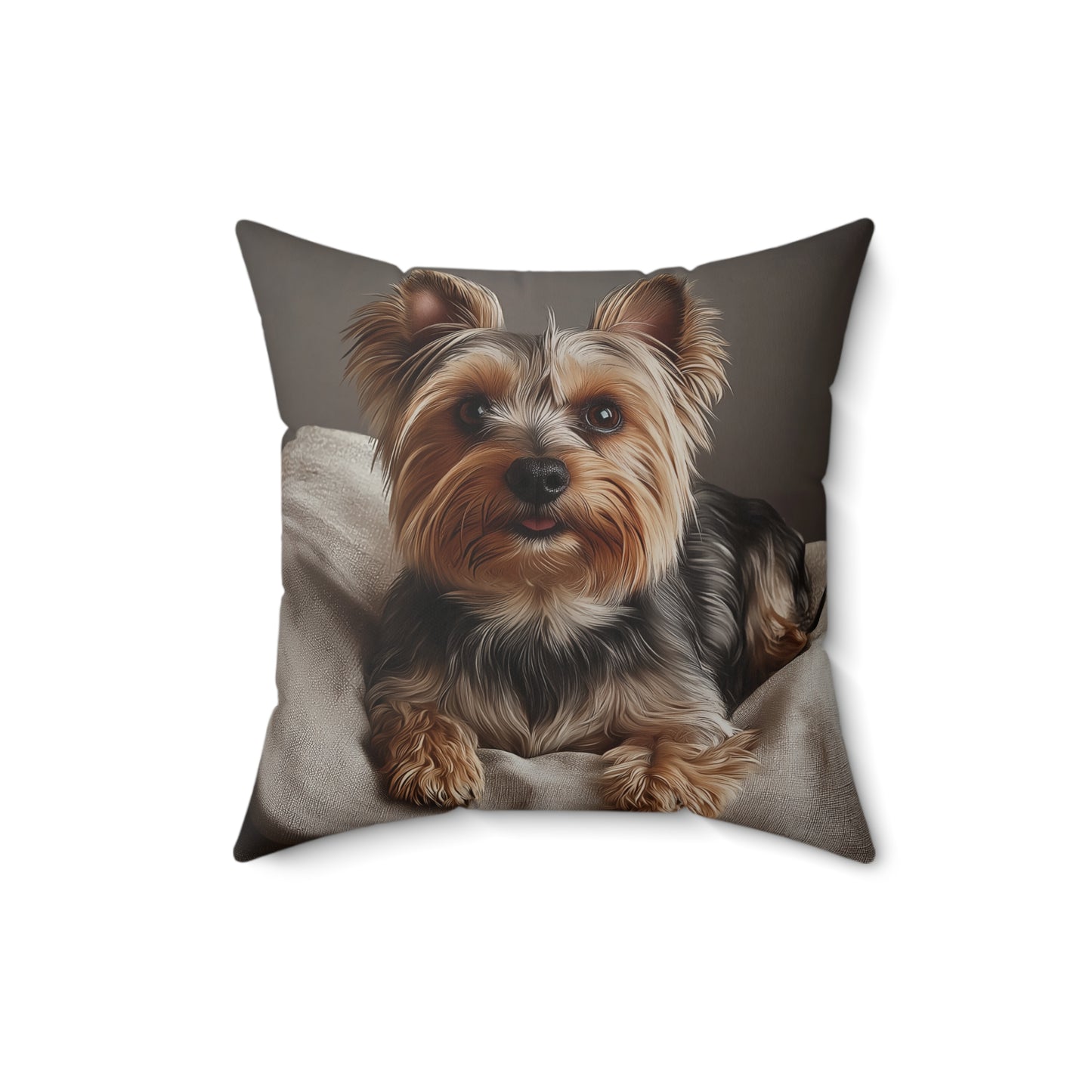 Yorkshire Terrier Decorative Pillow - Personalizable Cozy Home Accent for Dog Lovers