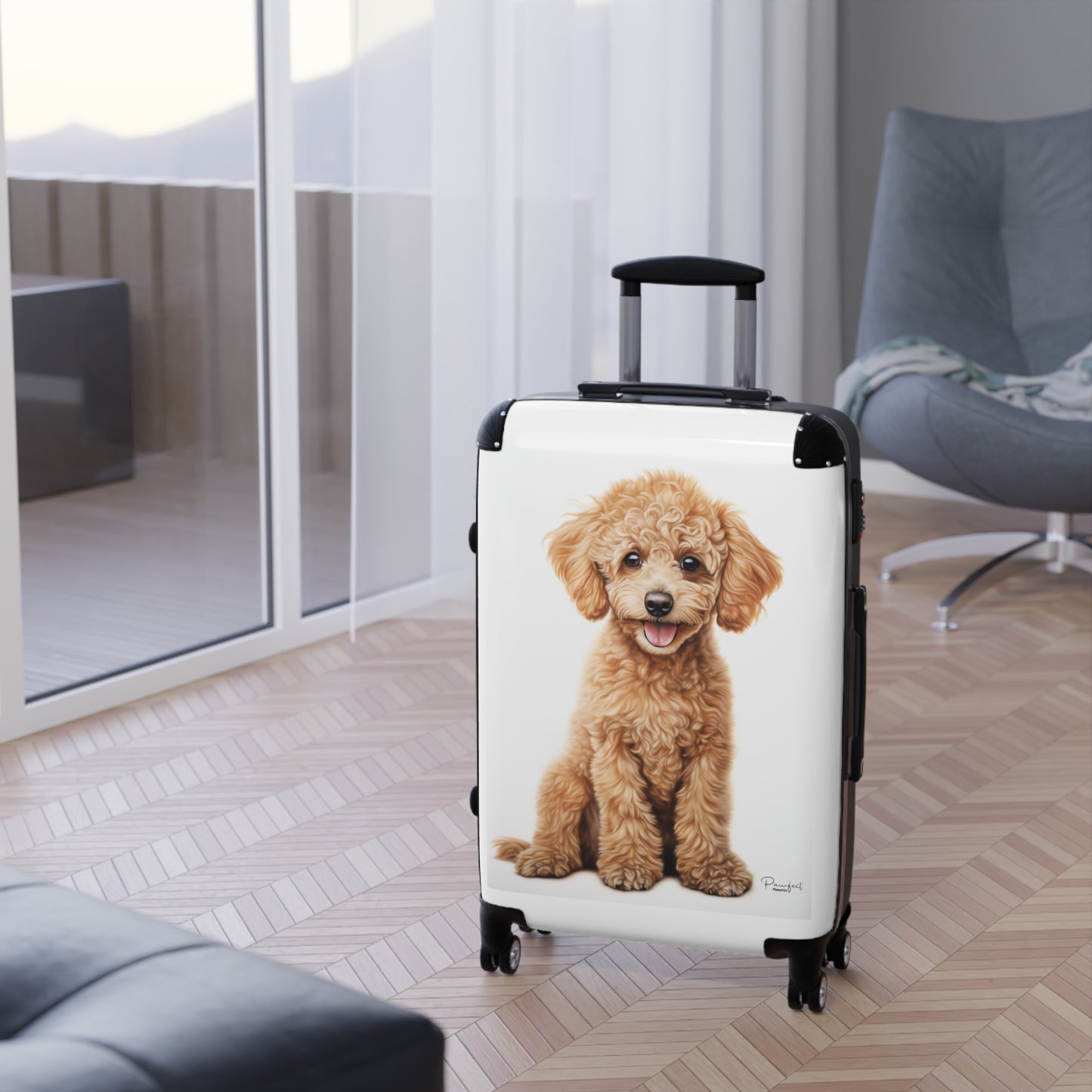 Poodle Suitcase