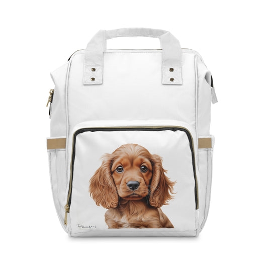 English Cocker Spaniel Multifunctional Backpack/Diaper Backpack