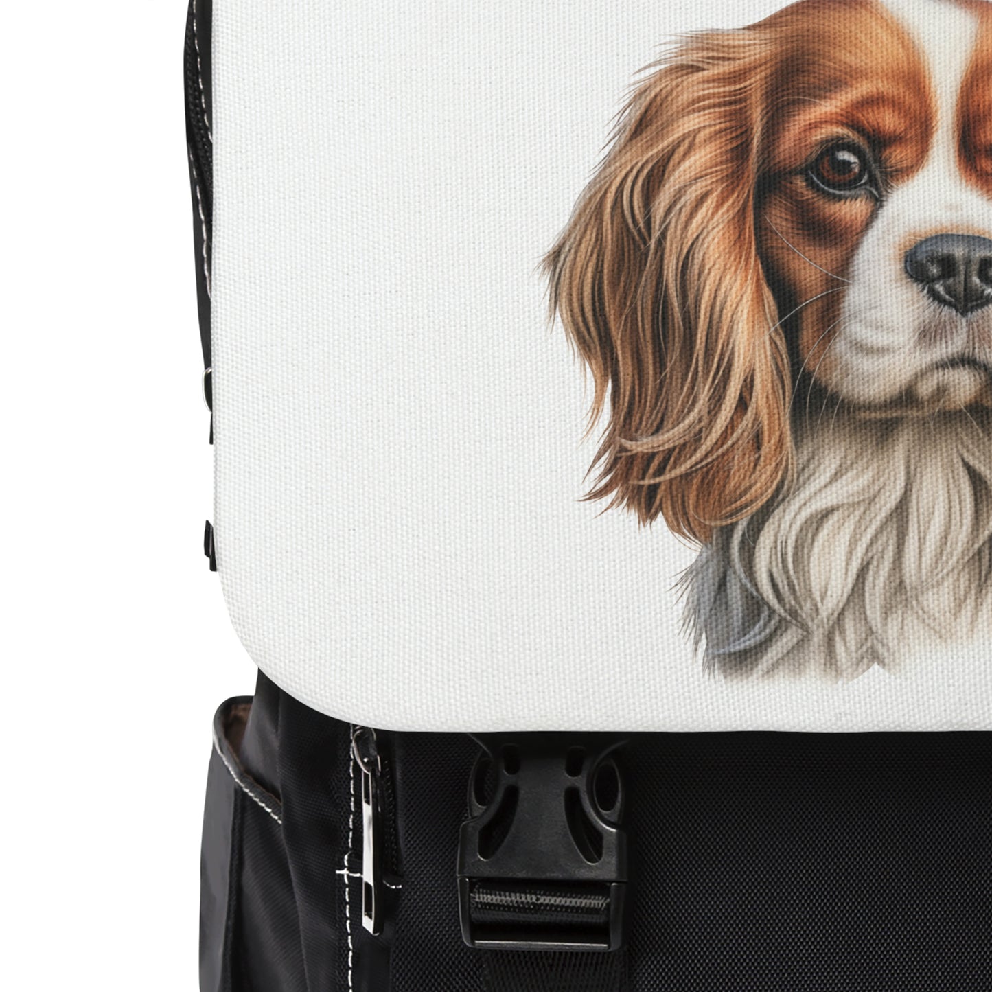 Cavalier King Charles Spaniel Unisex Casual Shoulder Backpack