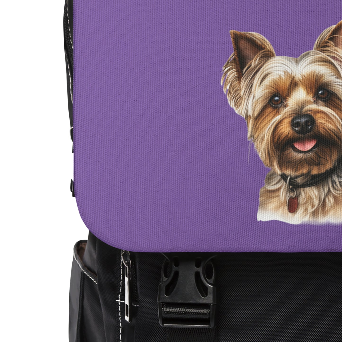 Yorkshire Terrier Unisex Casual Shoulder Backpack