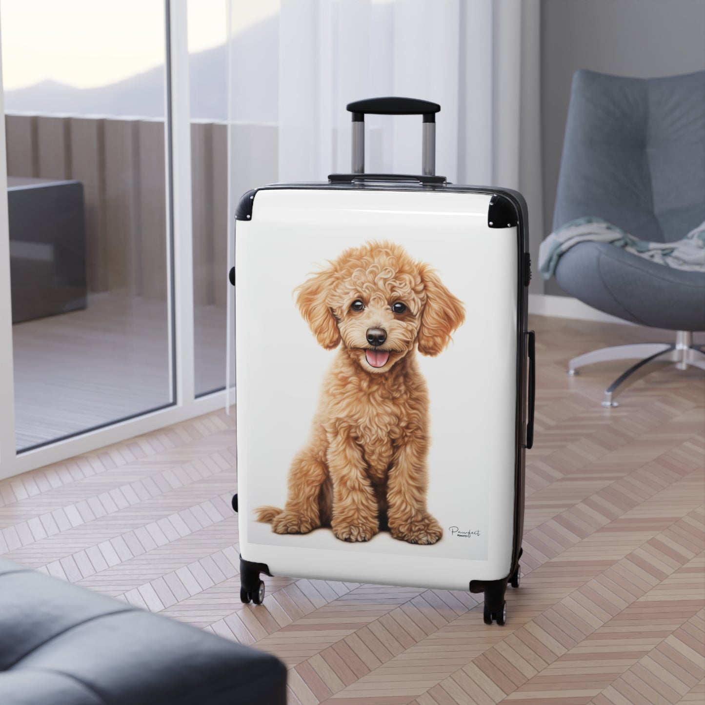 Poodle Suitcase