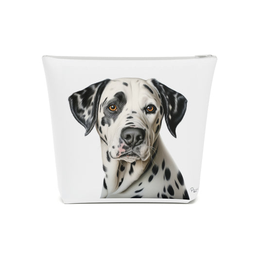 Trousse à Maquillage en Coton (Gris) - Bouledogue Français
