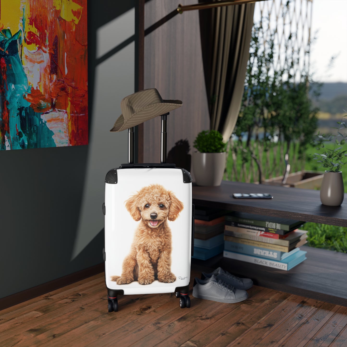 Poodle Suitcase
