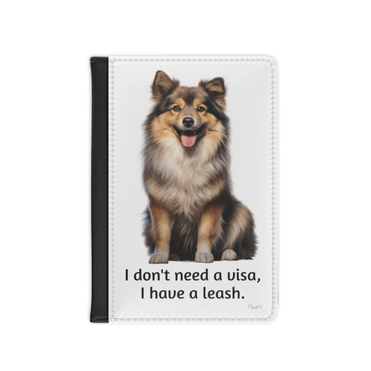 Finnish Lapphund RFID Blocking Passport Cover