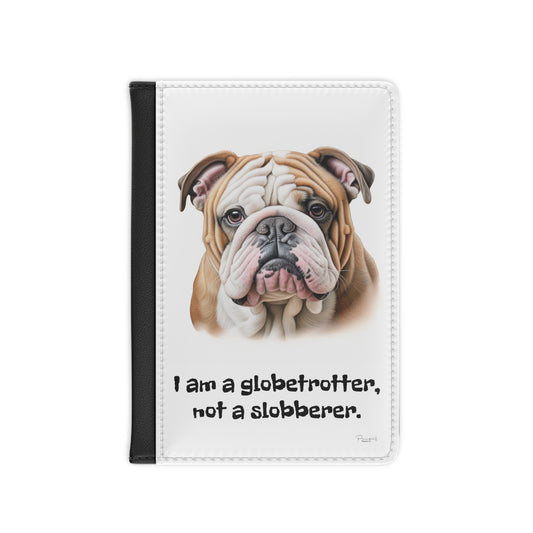 English Bulldog RFID Blocking Passport Cover