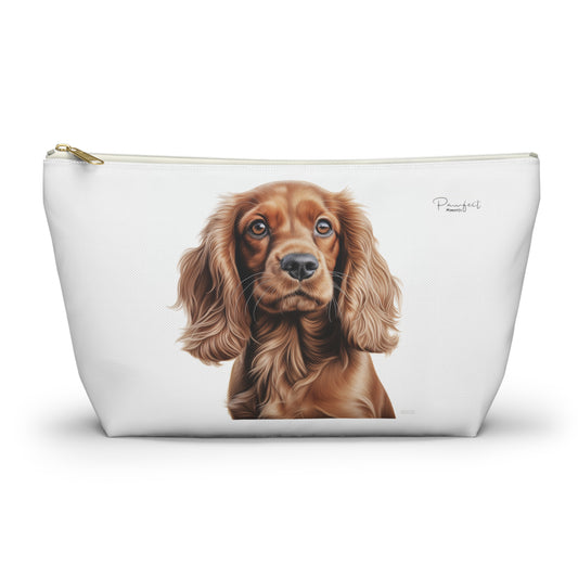 Cocker Spaniel Accessory Pouch with T-bottom