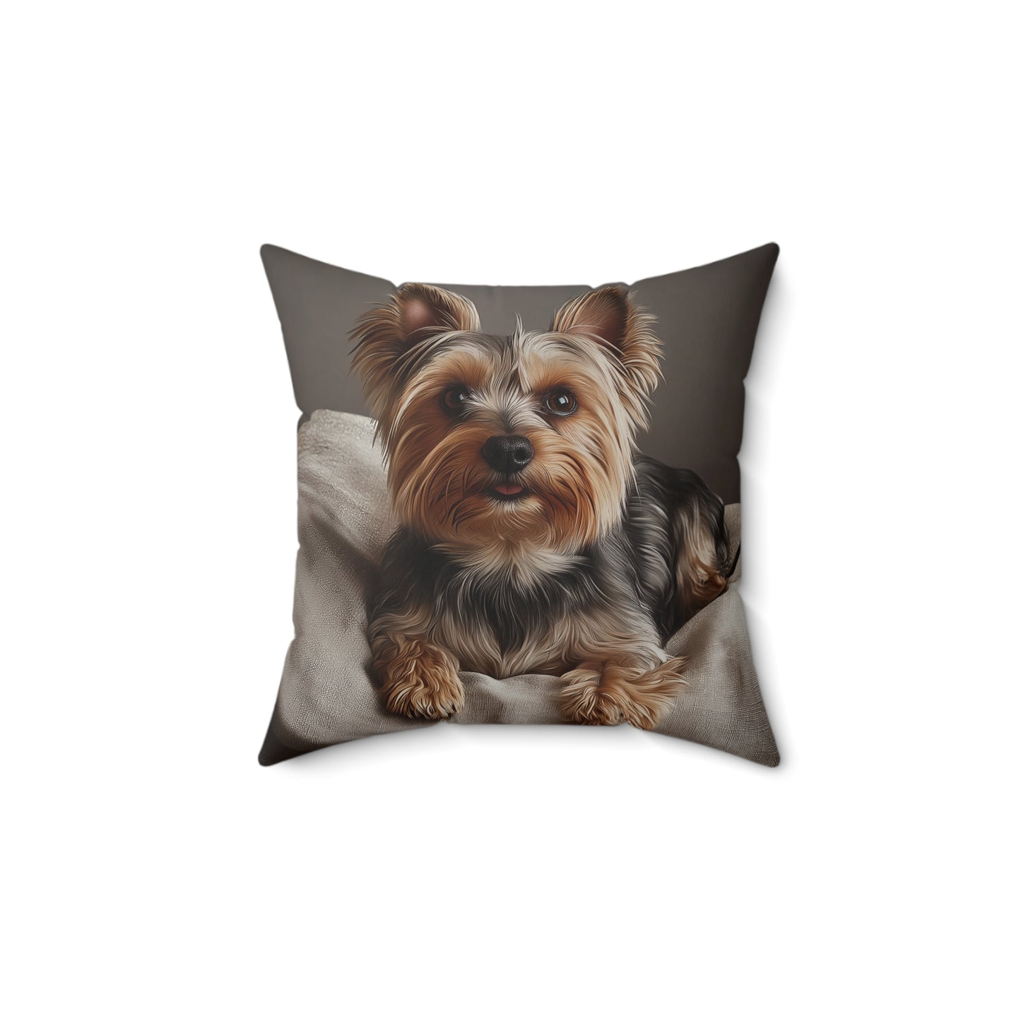 Yorkshire Terrier Decorative Pillow - Personalizable Cozy Home Accent for Dog Lovers