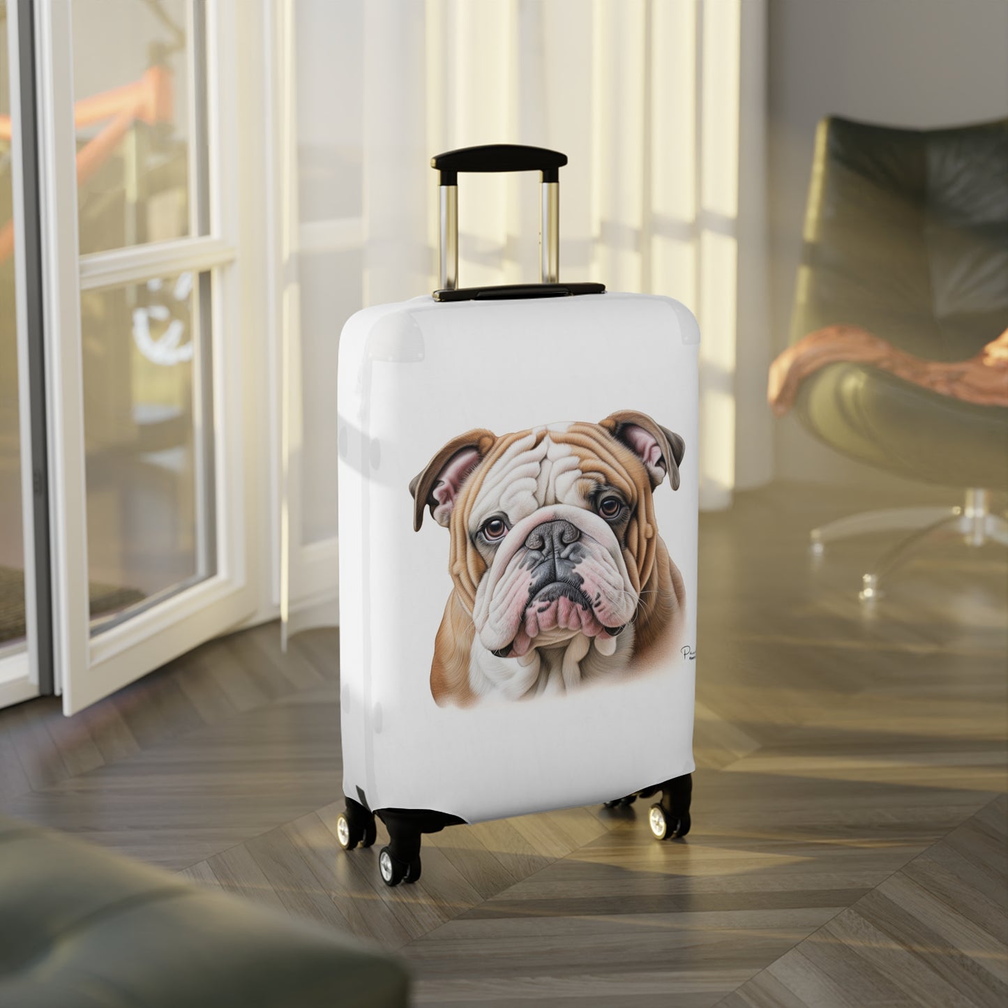English Bulldog Luggage Cover