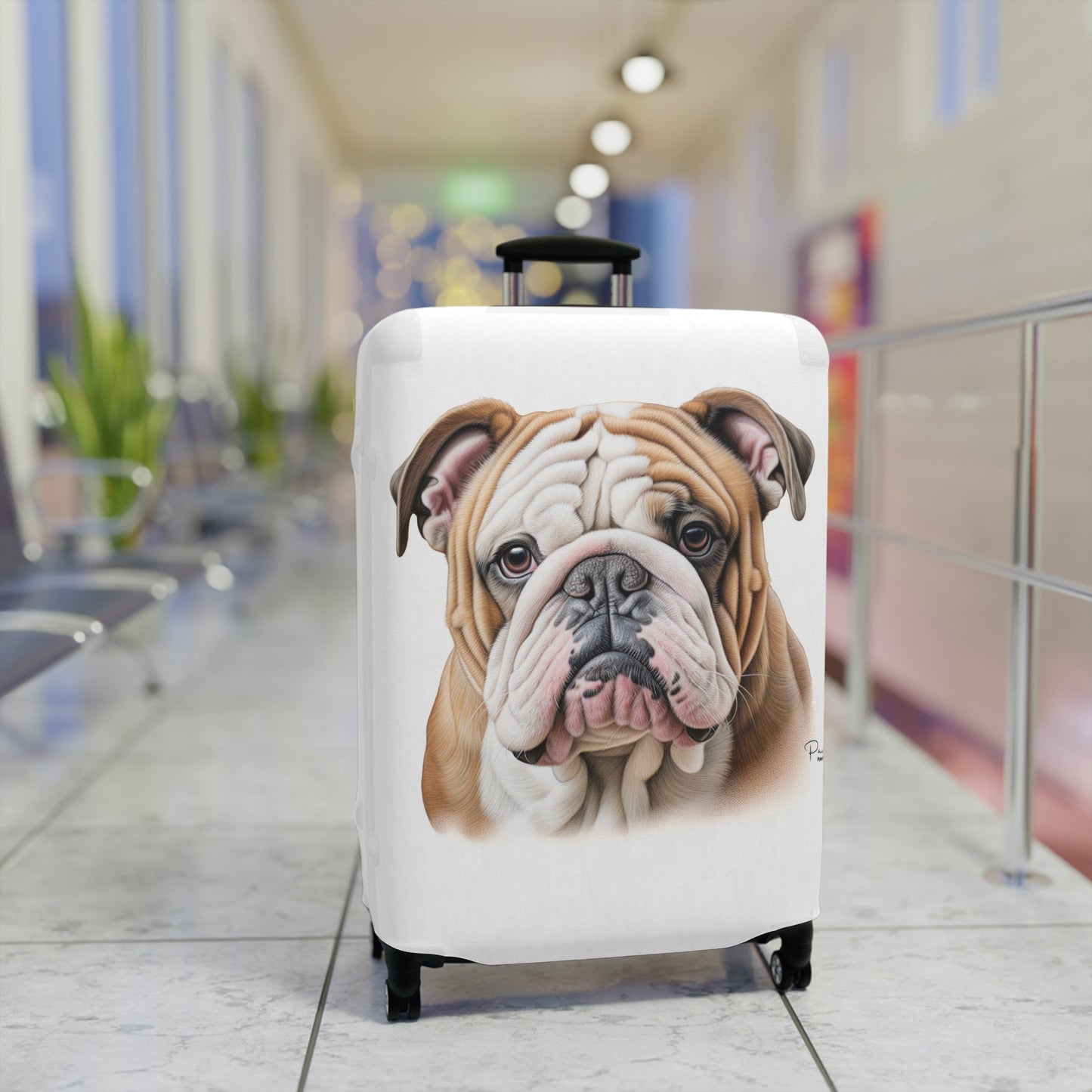 English Bulldog Luggage Cover