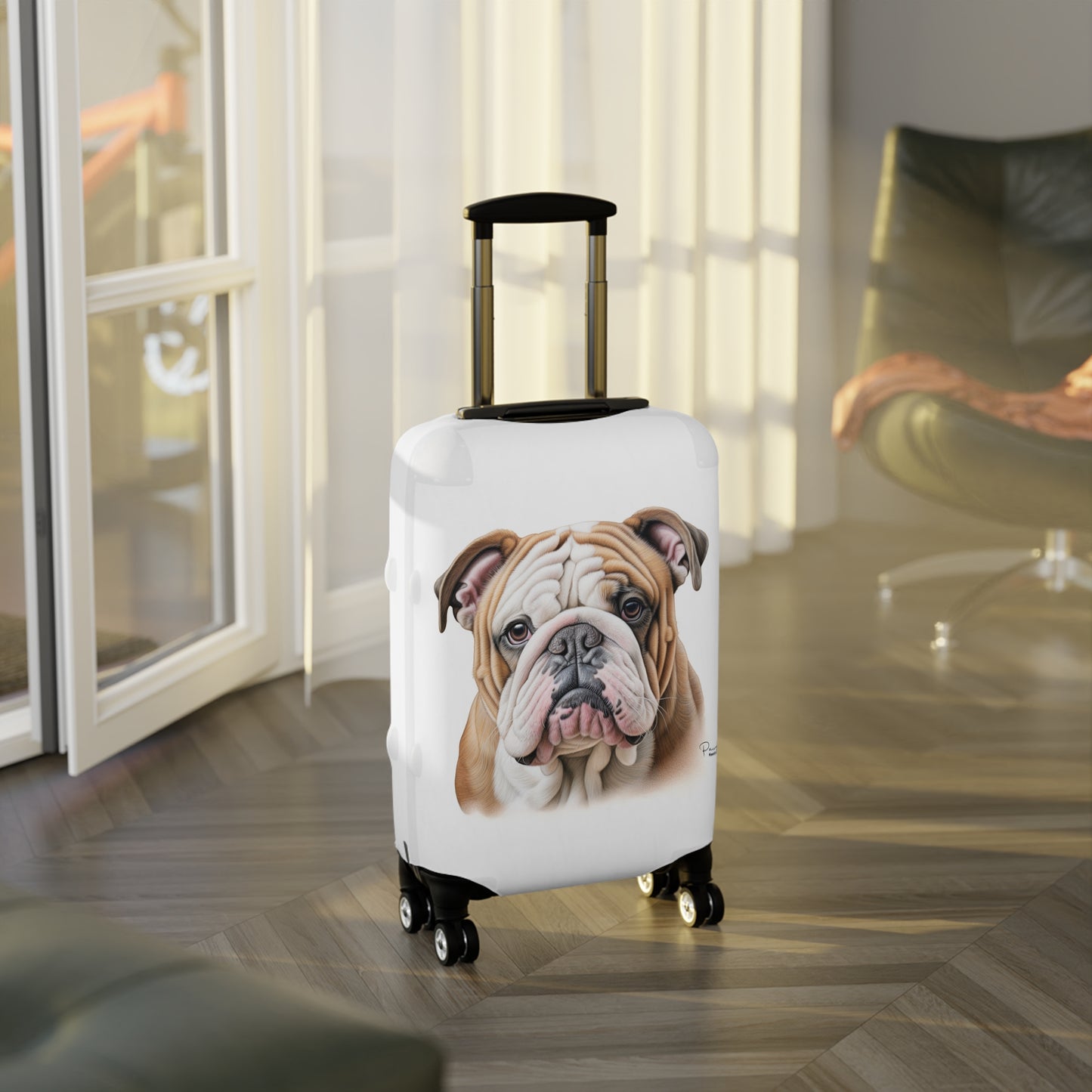 English Bulldog Luggage Cover
