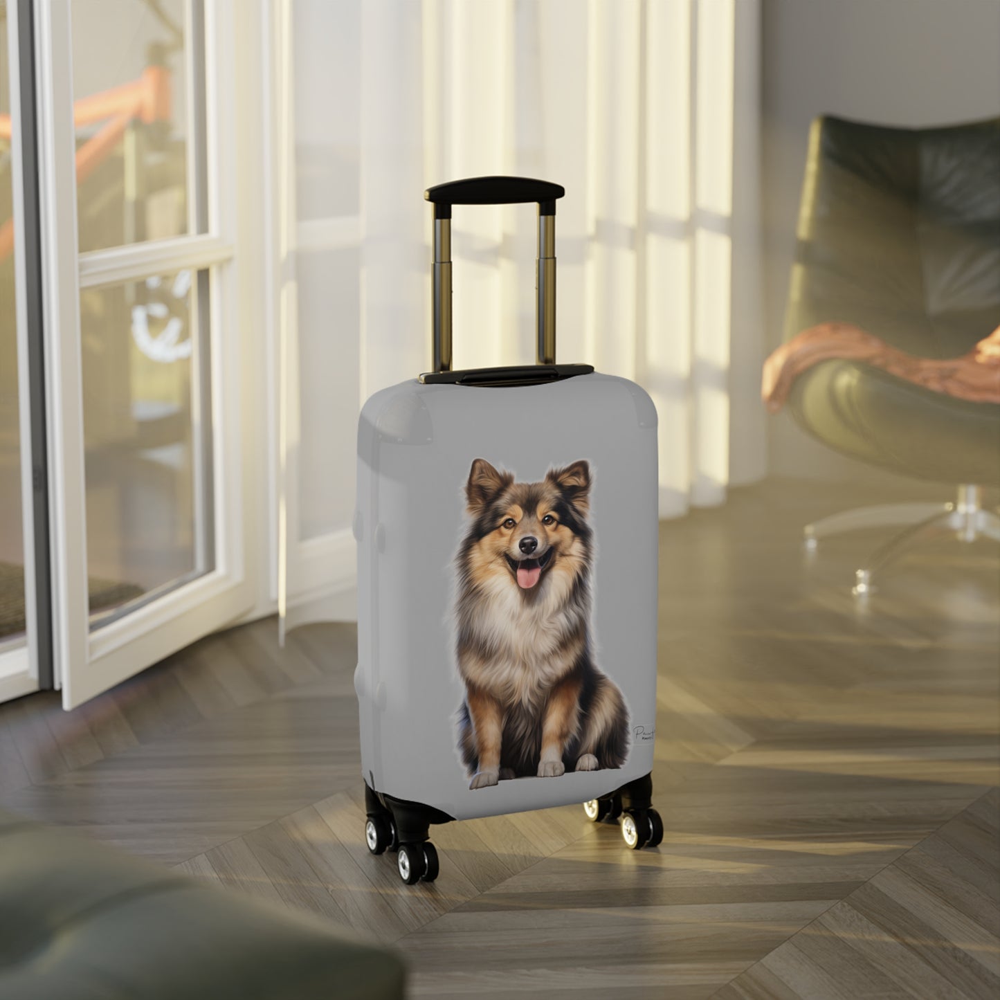 Finnish Lapphund Luggage Cover