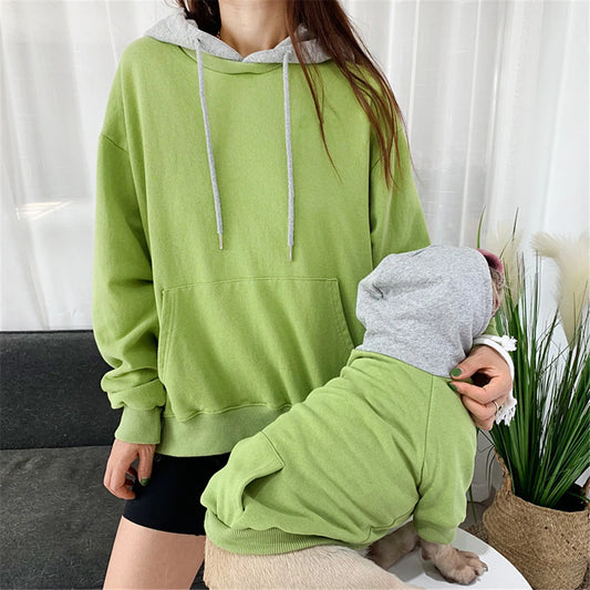 Two-tone Hoodie Matching Set