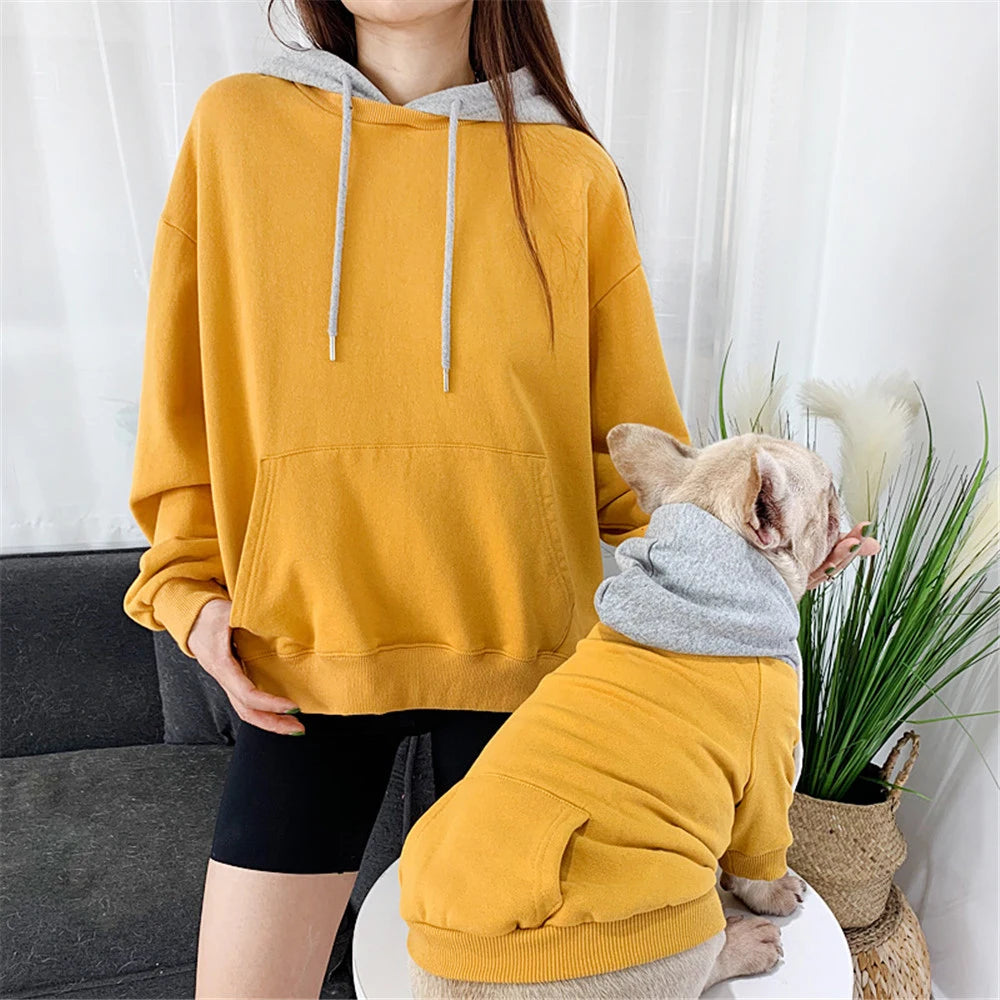 Two-tone Hoodie Matching Set