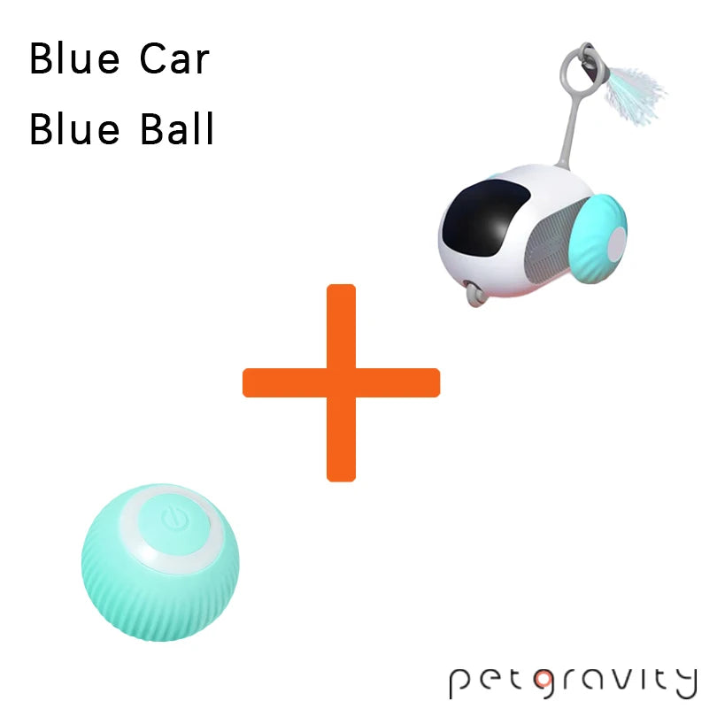 Rechargeable 2-in-1 Smart Interactive Cat Toy