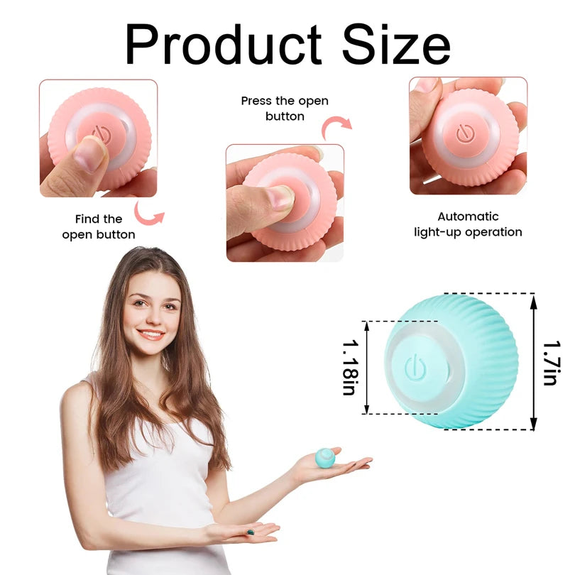 Rechargeable 2-in-1 Smart Interactive Cat Toy