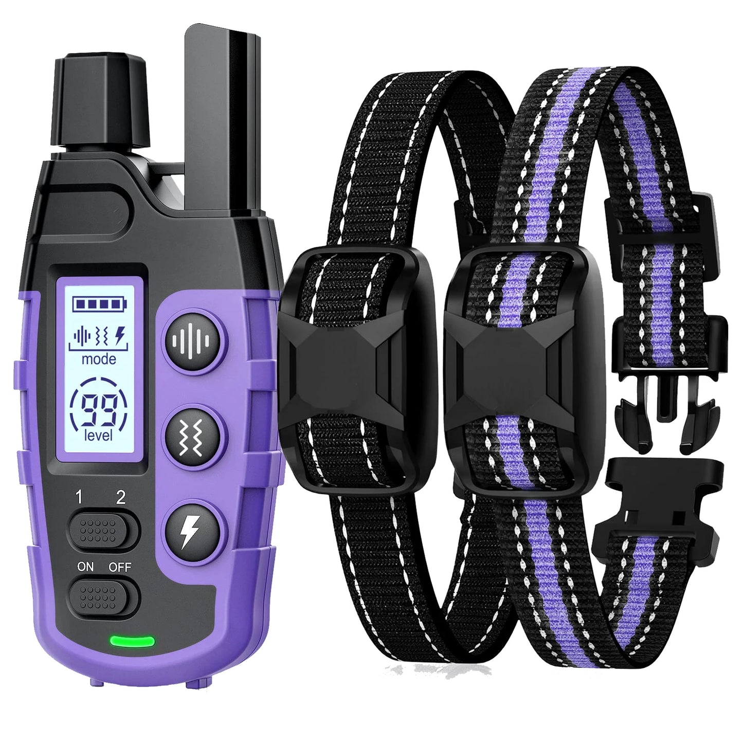 Waterproof Dog Training Collar with Remote Control for up to 3300 Ft