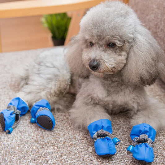 Waterproof Anti-Slip Dog Booties (4 pcs)